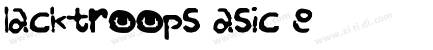 Blacktroops Basic Re字体转换
